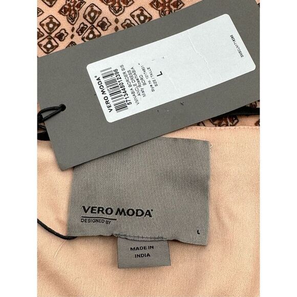 Vero Moda NWT Nani’s border maxi dress size L - Picture 10 of 11
